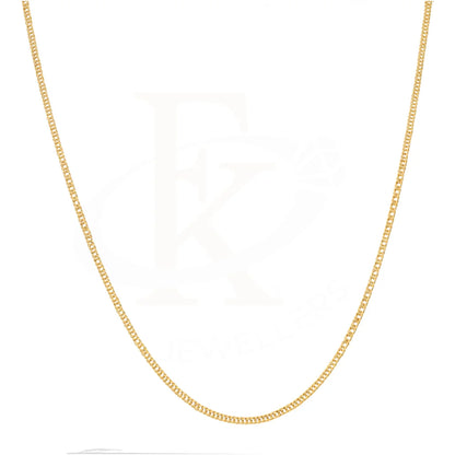 Gold 20 Inches Curb Chain 21Kt - Fkjcn21Km8353 Chains