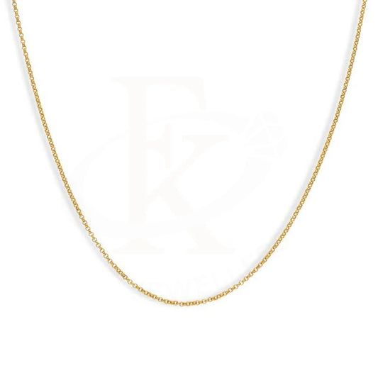 Gold 20 Inches Rolo Chain 21Kt - Fkjcn21K2460 Chains