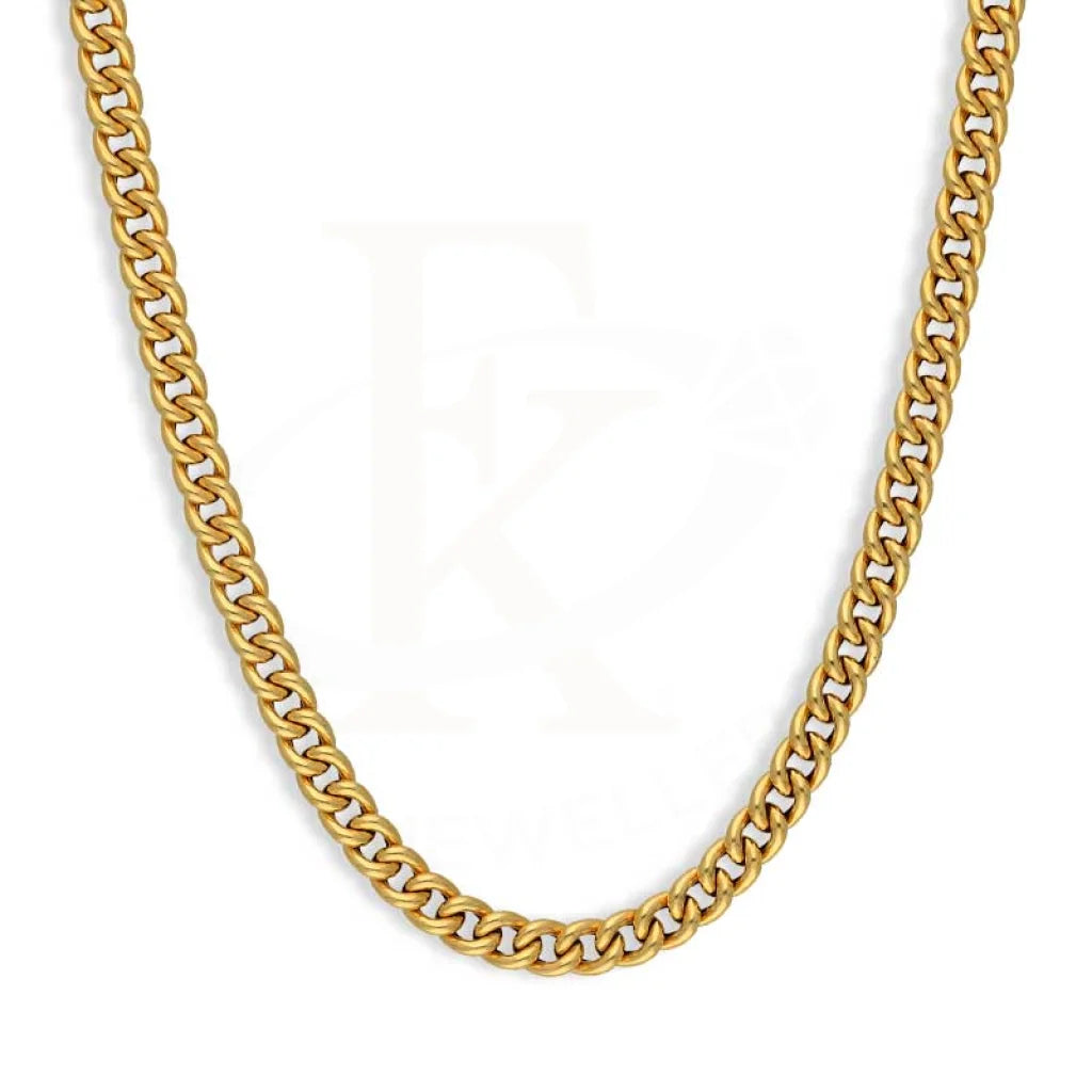 Gold 20 Inches Curb Chain 18Kt - Fkjcn18K2494 Chains