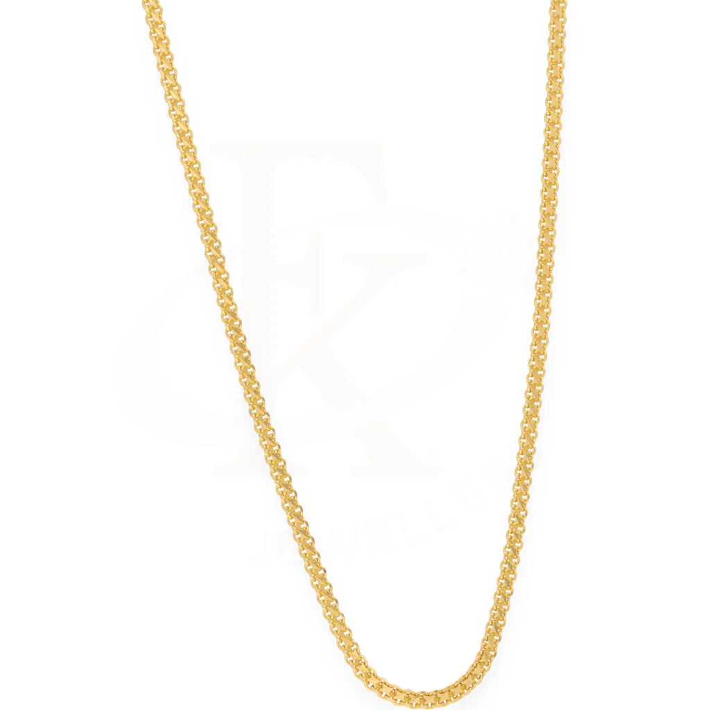 Gold 22 Inches Flat Chain 21Kt - Fkjcn21K7284 Chains