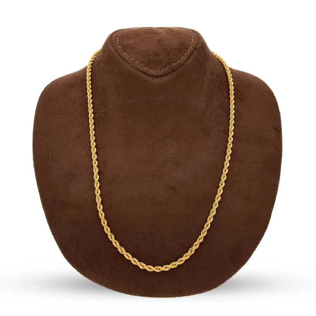 Gold 24 Inches Rope Chain 22Kt - Fkjcn22K2496 Chains