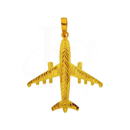 Gold Airplane Pendant 18Kt - Fkjpnd1944 Pendants