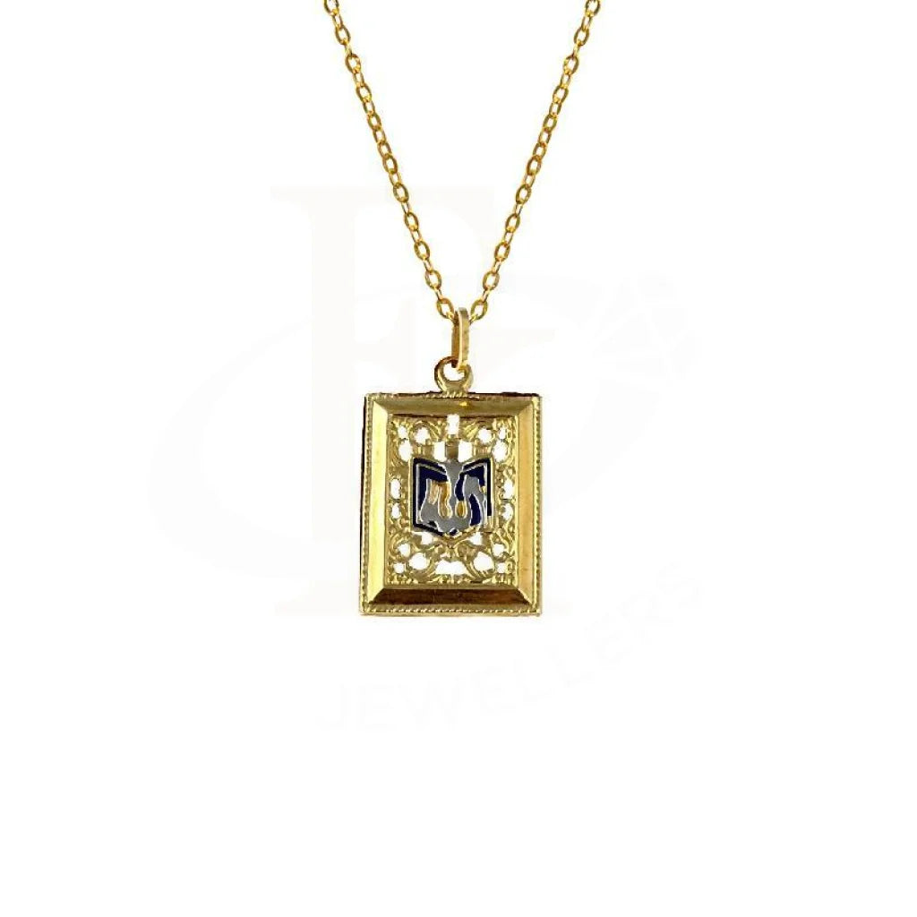 Gold Allah Necklace (Chain With Pendant) 18Kt - Fkjnkl1590 Necklaces