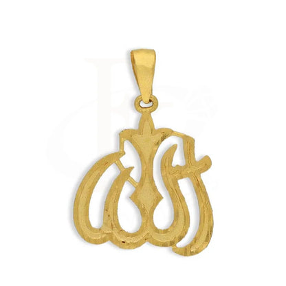 Gold Allah Pendant 22Kt - Fkjpnd22K2743 1.730 Grams Pendants