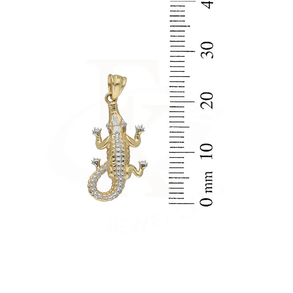 Gold Alligator Shaped Pendant 18Kt - Fkjpnd18K5106 Pendants