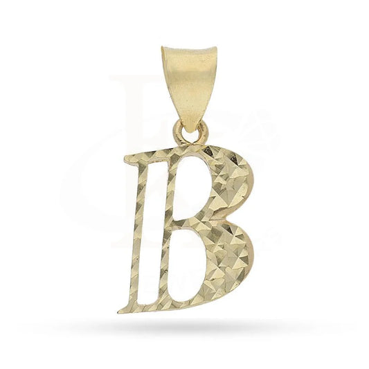 Gold Alphabet Pendant 18Kt - Fkjpnd1626 B / 0.750 Grams Pendants