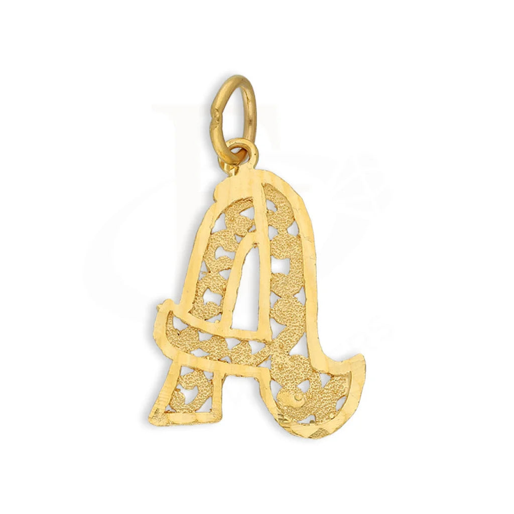 Gold Alphabet Pendant 21Kt - Fkjpnd21K5131 A / 1.940 Gram Pendants