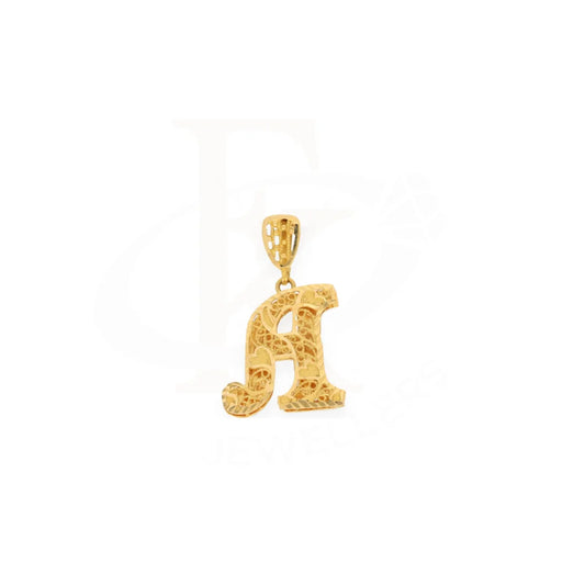 Gold Alphabet Pendant 21Kt - Fkjpnd21K7286 Pendants