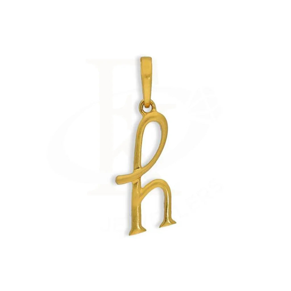 Gold Alphabet Pendant 22Kt - Fkjpnd22K2727 F / 1.150 Grams Pendants