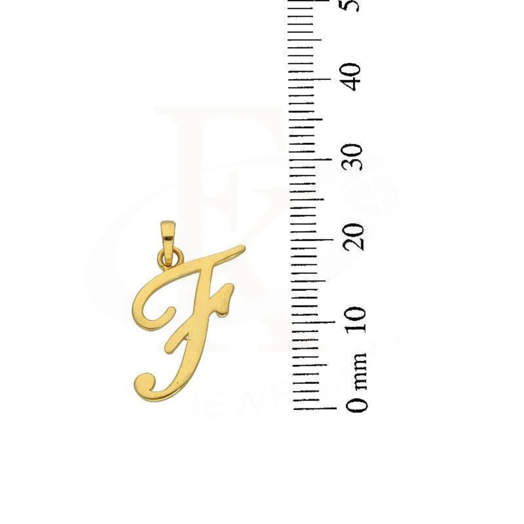 Gold Alphabet Pendant 22Kt - Fkjpnd22K2727 Pendants