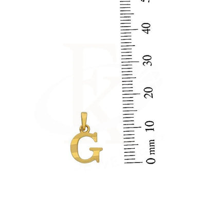 Gold Alphabet Pendant 22Kt - Fkjpnd22K2733 Pendants