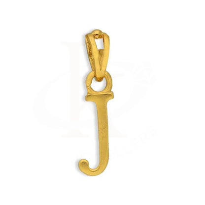 Gold Alphabet Pendant 22Kt - Fkjpnd22K2734 J / 0.350 Grams Pendants