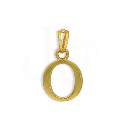 Gold Alphabet Pendant 22Kt - Fkjpnd22K2734 O / 0.650 Grams Pendants