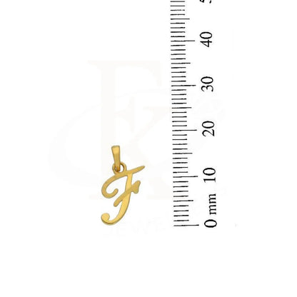 Gold Alphabet Pendant 22Kt - Fkjpnd22K2734 Pendants