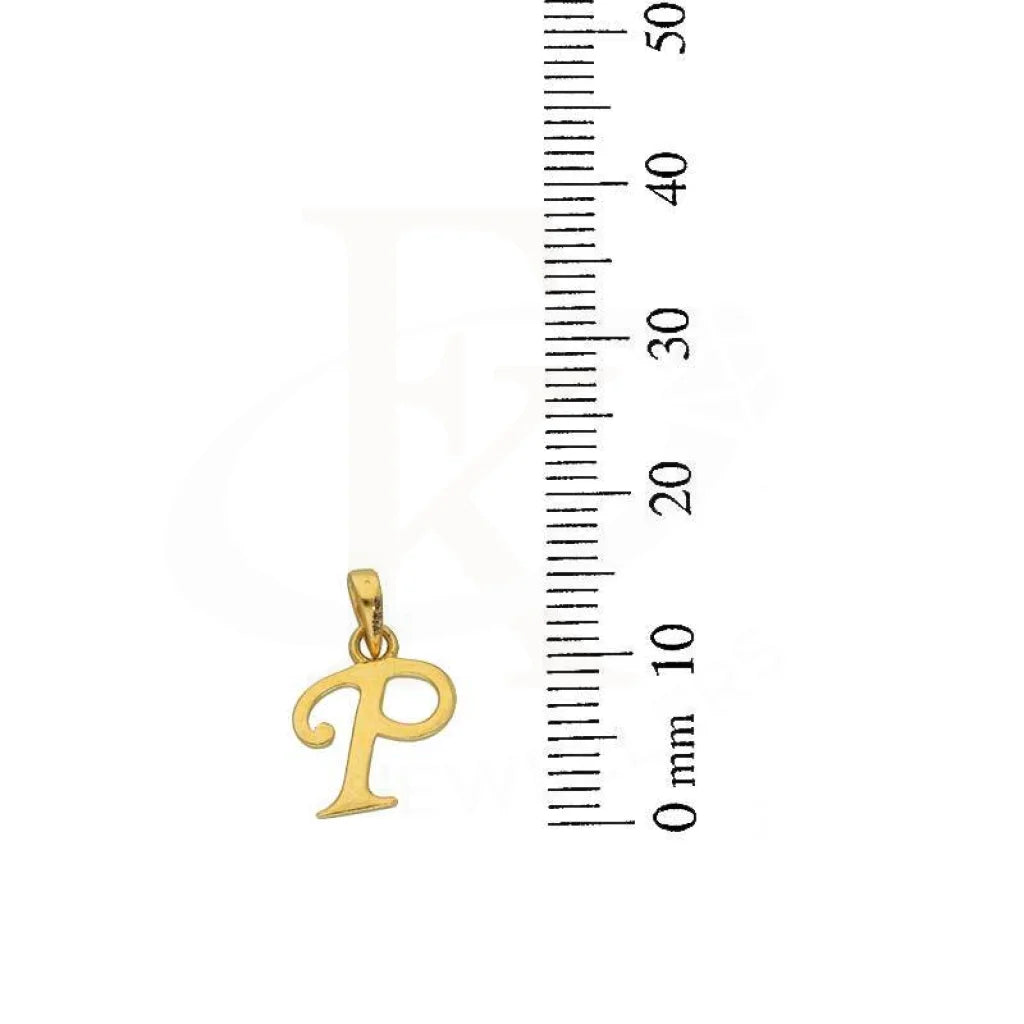 Gold Alphabet Pendant 22Kt - Fkjpnd22K2734 Pendants