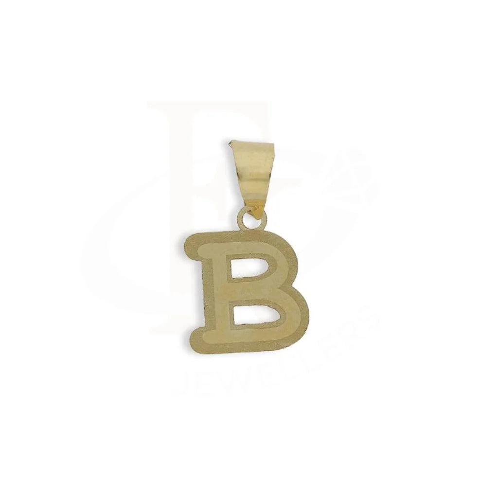 Gold Alphabet Shaped Pendant 18Kt - Fkjpnd18K2260 B / 0.300 Grams Pendants