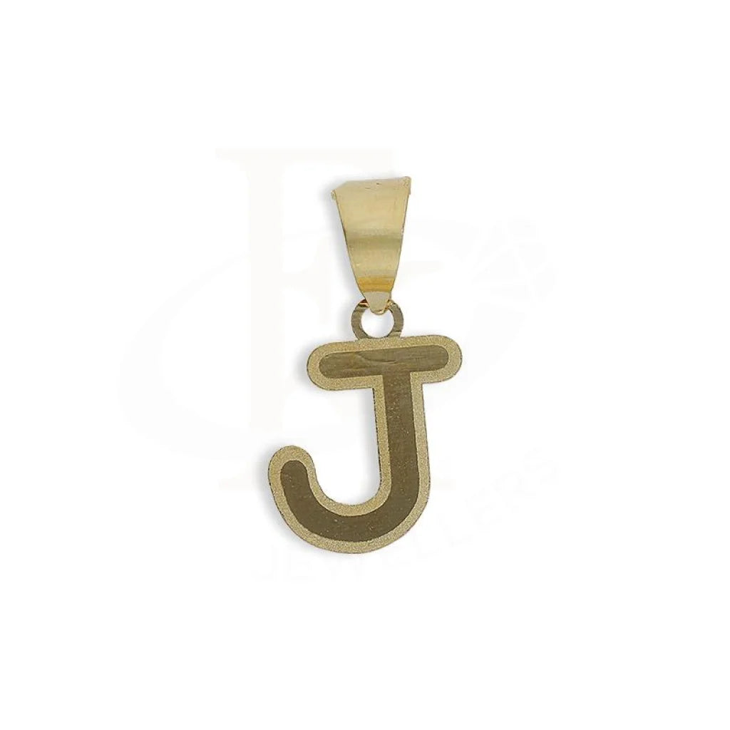 Gold Alphabet Shaped Pendant 18Kt - Fkjpnd18K2260 J / 0.250 Grams Pendants