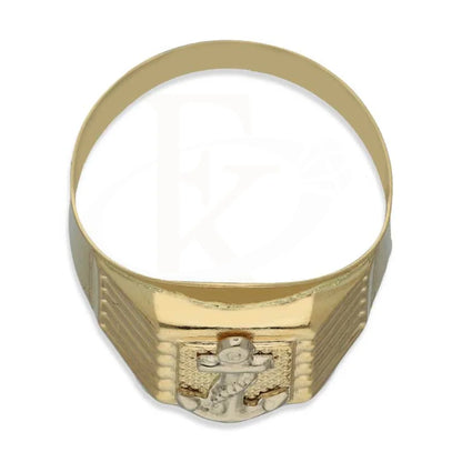 Gold Anchor Mens Ring 18Kt - Fkjrn18K3811 Rings