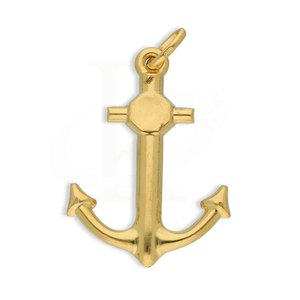 Gold Anchor Pendant 22Kt - Fkjpnd22K3168 Pendants