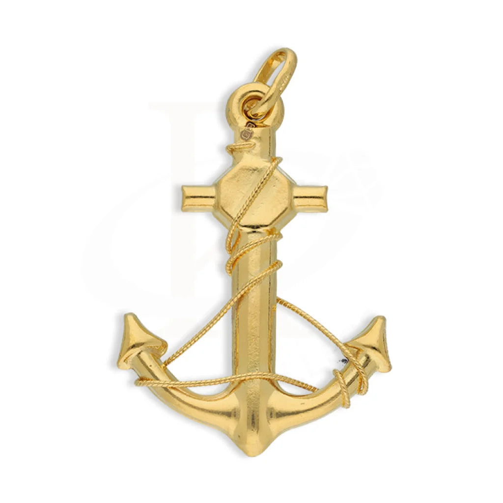 Gold Anchor Pendant 22Kt - Fkjpnd22K3171 Pendants