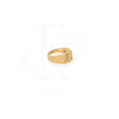 Gold Anchor Shaped Ring 18Kt - Fkjrn18K7874 Rings