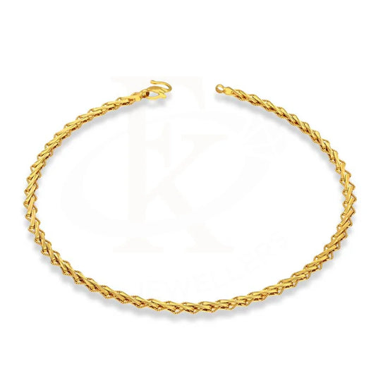 Gold Anklet 22Kt - Fkjankl22K2044 Anklets