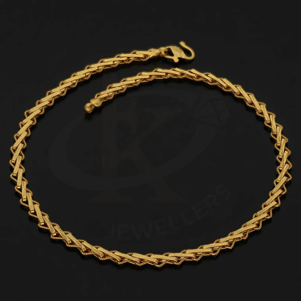 Gold Anklet 22Kt - Fkjankl22K2044 Anklets