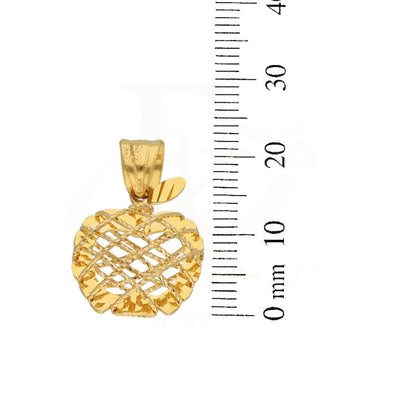 Gold Apple Shaped Pendant 21Kt - Fkjpnd21K5129 Pendants