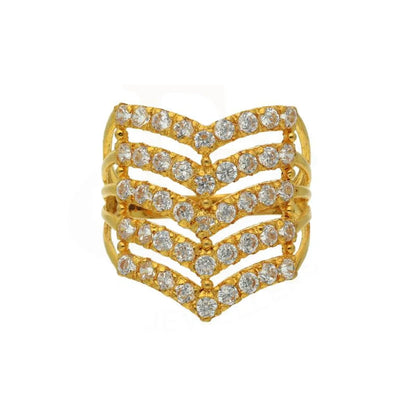 Gold Arrows Ring 22Kt - Fkjrn22K2819 Rings