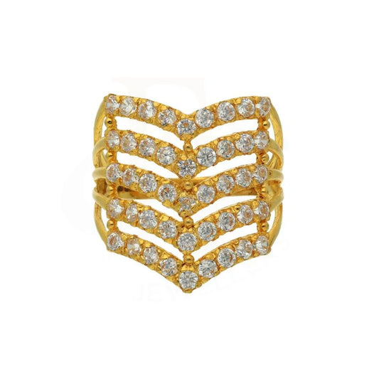 Gold Arrows Ring 22Kt - Fkjrn22K2819 Rings