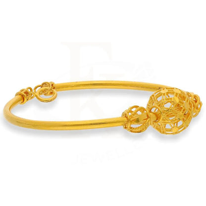 Gold Baby Ball Shaped Bangle In 22Kt - Fkjbng22K1917 Bangles