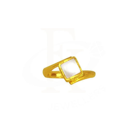 Gold Baby Solitaire Ring 22Kt - Fkjrn1900 Rings