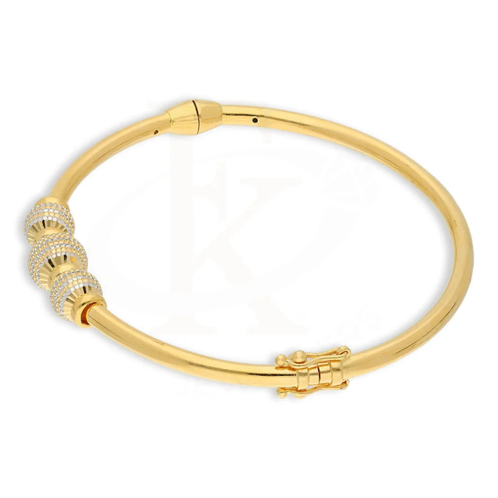 Gold Ball Shaped Bangle 22Kt - Fkjbng22K5024 Bangles