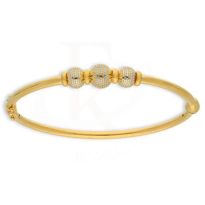 Gold Ball Shaped Bangle 22Kt - Fkjbng22K5024 Bangles