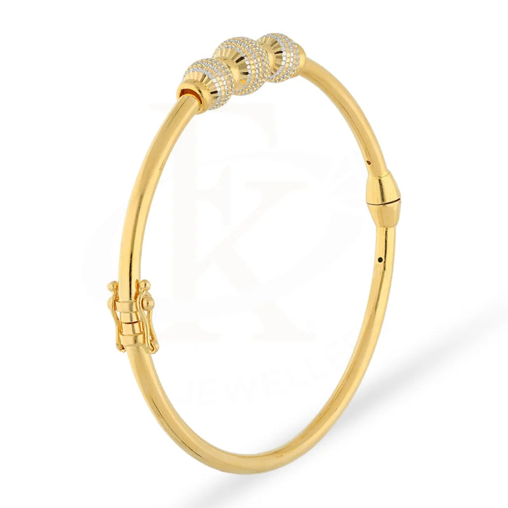 Gold Ball Shaped Bangle 22Kt - Fkjbng22K5024 Bangles