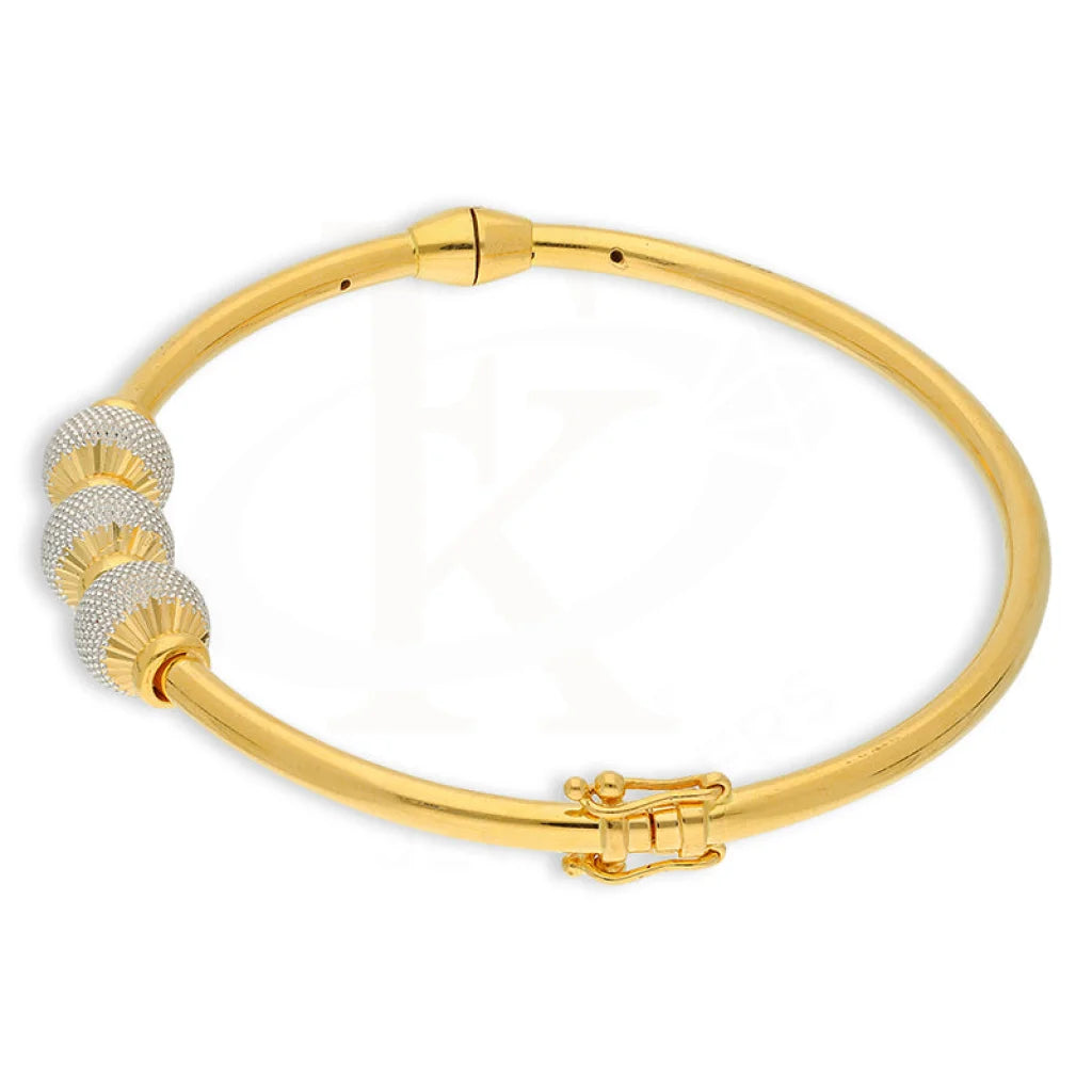 Gold Ball Shaped Bangle 22Kt - Fkjbng22K5025 Bangles