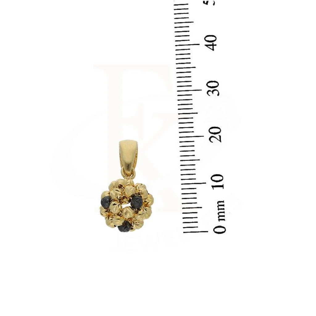 Gold Ball Shaped Pendant 18Kt - Fkjpnd18K2344 Pendants