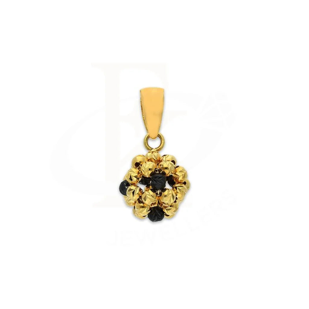 Gold Ball Shaped Pendant 18Kt - Fkjpnd18K2344 Pendants