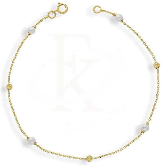 Gold Balls Bracelet 21Kt - Fkjbrl21K2266 Bracelets