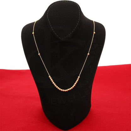 Gold Balls Necklace 21Kt - Fkjnkl21K2148 Necklaces