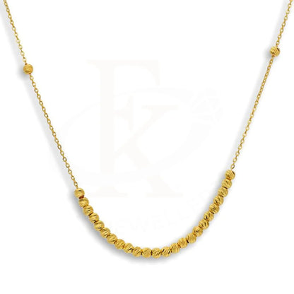 Gold Balls Necklace 21Kt - Fkjnkl21K2148 Necklaces