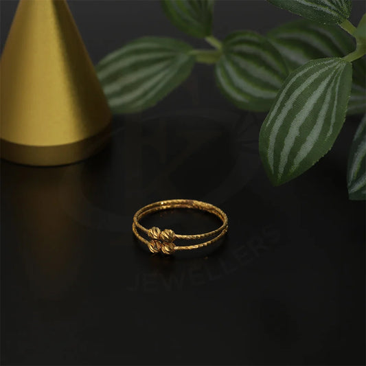 Gold Balls Ring 21Kt - Fkjrn21Km5156 Rings