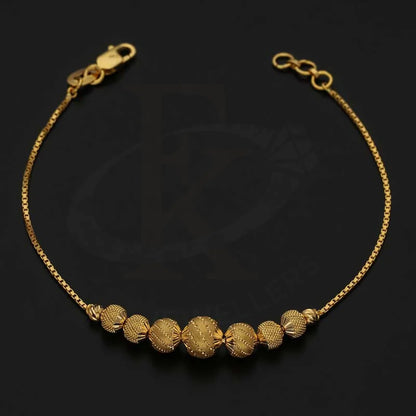 Gold Balls Shaped Bracelet 22Kt - Fkjbrl22K3006 Bracelets