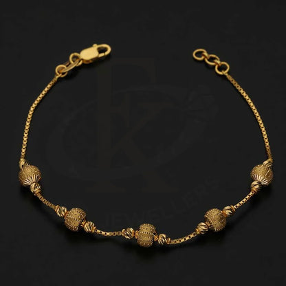 Gold Balls Shaped Bracelet 22Kt - Fkjbrl22K3010 Bracelets