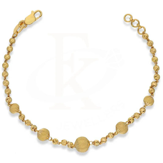 Gold Balls Shaped Bracelet 22Kt - Fkjbrl22K3014 Bracelets