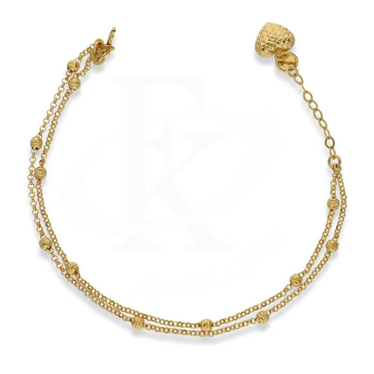 Gold Beads Bracelet 18Kt - Fkjbrl18K2980 Bracelets