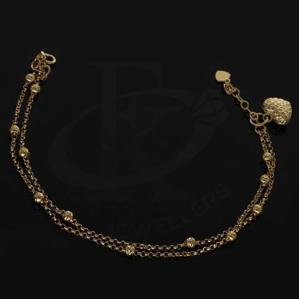 Gold Beads Bracelet 18Kt - Fkjbrl18K2980 Bracelets