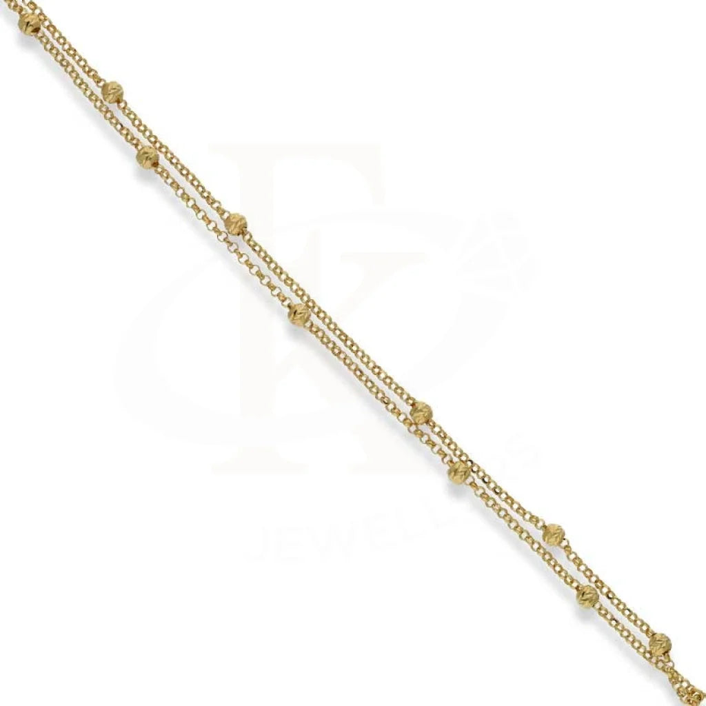 Gold Beads Bracelet 18Kt - Fkjbrl18K2980 Bracelets