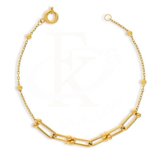 Gold Beads Bracelet 21Kt - Fkjbrl21K2956 Bracelets