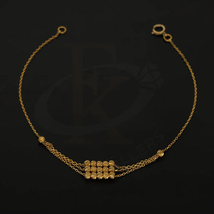 Gold Beads Bracelet 21Kt - Fkjbrl21Km5097 Bracelets